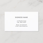 Pilates Instructor Pilates Business Card 名刺 (裏面)