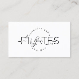 Pilates Instructor Pilates Business Card 名刺