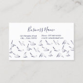 Pilates Instructor Pilates trainer Business Card 名刺 (裏面)