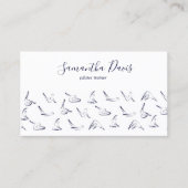 Pilates Instructor Pilates trainer Business Card 名刺 (正面)