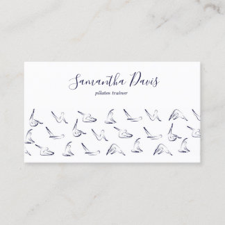 Pilates Instructor Pilates trainer Business Card 名刺