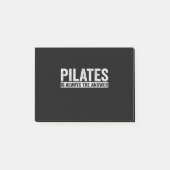 Pilates Is Always The Answer Funny Gift ポストイット (正面)