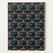 Pilates Reformer Santa Seamless Christmas Patterns プランナー手帳 (裏面)