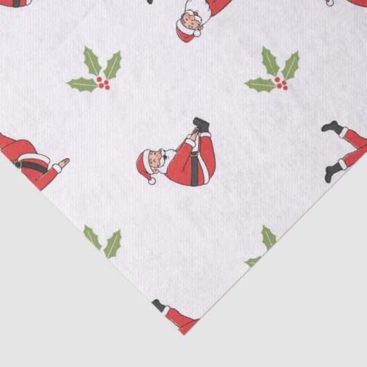 Pilates Santa Seamless Christmas Patterns 薄葉紙 (詳細)