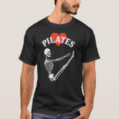 Pilates Skeleton Heart Tシャツ (正面)