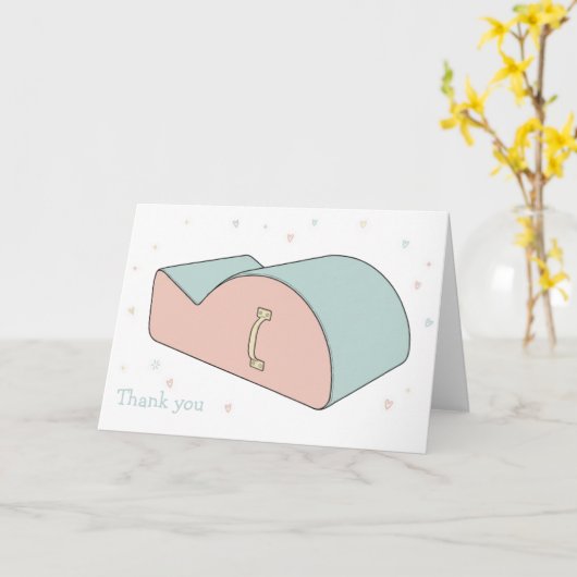 Pilates Spine Corrector Thank you カード (黄色い花)