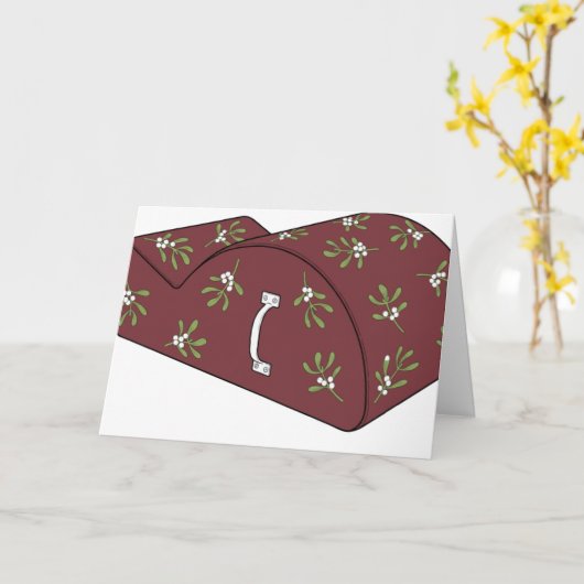 Pilates Spine Corrector with Mistletoe Pattern カード (黄色い花)