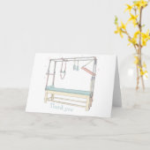 Pilates Tower Cadillac Thank you カード (黄色い花)