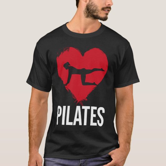 Pilates  Workout Physical Activity Pilates Teacher Tシャツ (正面)