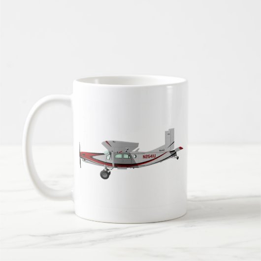 Pilatus PC-6ターボのポーター コーヒーマグカップ (左)