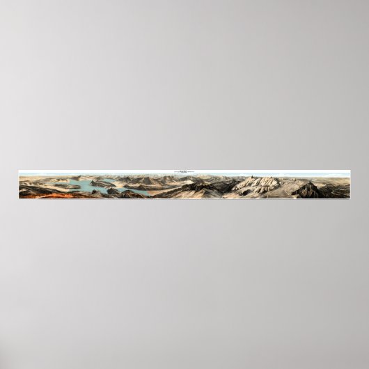 PILATUS Swiss Alps Panorama 360°ポスター ポスター (正面)