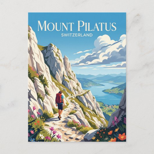 Pilatus Switzerland ポストカード (正面)