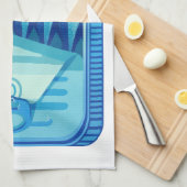 Pilchards Design Kitchen Towel キッチンタオル (四つ折り)