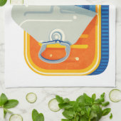 Pilchards Design Kitchen Towel キッチンタオル (折り畳み)