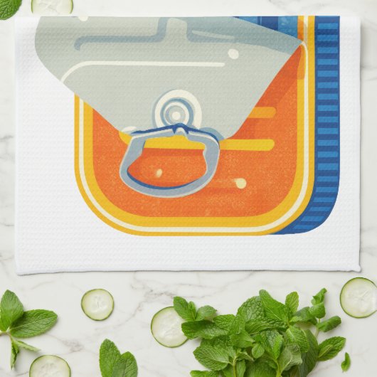 Pilchards Design Kitchen Towel キッチンタオル (折り畳み)