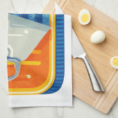 Pilchards Design Kitchen Towel キッチンタオル (四つ折り)