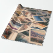 Pile of Vintage Photographs ラッピングペーパー (アンロールド)