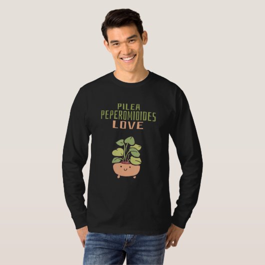 Pilea Peperomioides Love Plants Ufo Tシャツ (正面フル)