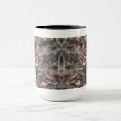 Pileatedのキツツキのマグ マグカップ (中央)