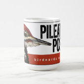 Pileatedの武装隊のPileatedのキツツキのマグ コーヒーマグカップ (中央)