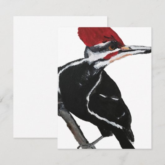 Pileated Woodpecker シーズンカード (正面/裏面)