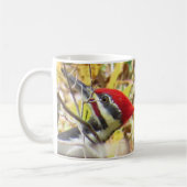 Pileated Woodpecker Coffee Mug コーヒーマグカップ (左)