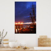 Pilgrim at dawn Danaポイント写真 ポスター (キッチン)