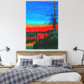 Pilgrim at dawn Dana point キャンバスプリント (インサイチュ (寝室))