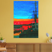 Pilgrim at dawn Dana point キャンバスプリント (インサイチュ (リビング))