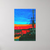 Pilgrim at dawn Dana point キャンバスプリント (正面)