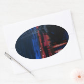 Pilgrim at dawn Dana point 楕円形シール (封筒)