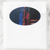 Pilgrim at dawn Dana point 楕円形シール (バッグ)