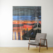 Pilgrim at dawn Dana point harbor タペストリー (インサイチュ)