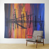 Pilgrim at dawn Dana point harbor タペストリー (インサイチュ(横))