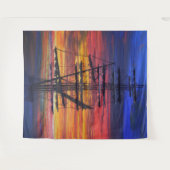 Pilgrim at dawn Dana point harbor タペストリー (正面(横))