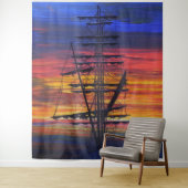 Pilgrim at dawn Dana point harbor タペストリー (インサイチュ)