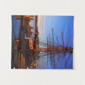 Pilgrim at dawn Dana point harbor タペストリー (正面(横))