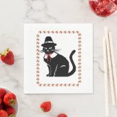 Pilgrim CatオーバーサイズTシャツ スタンダードランチョンナプキン (インサイチュ)