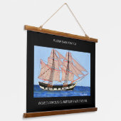 Pilgrim Danaポイント壁絵画壁画 吊り下げ型タペストリー (傾斜あり)