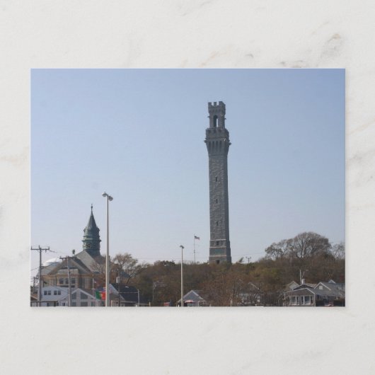 Pilgrim Monument – ローマの州都。 ポストカード (正面)