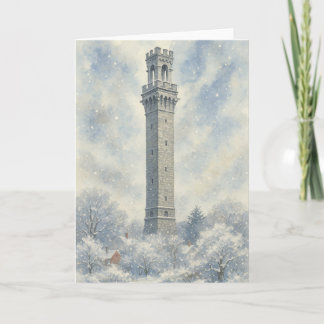 Pilgrim Monument in the Winter シーズンカード