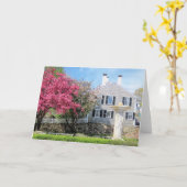 Pilgrim Mother, Plymouth, MA春 カード (黄色い花)