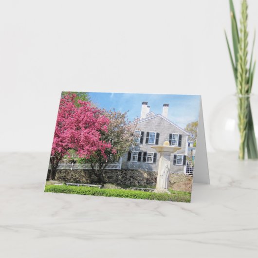 Pilgrim Mother, Plymouth, MA春 カード (正面)