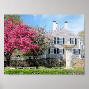Pilgrim Mother Plymouth MA Spring ポスター