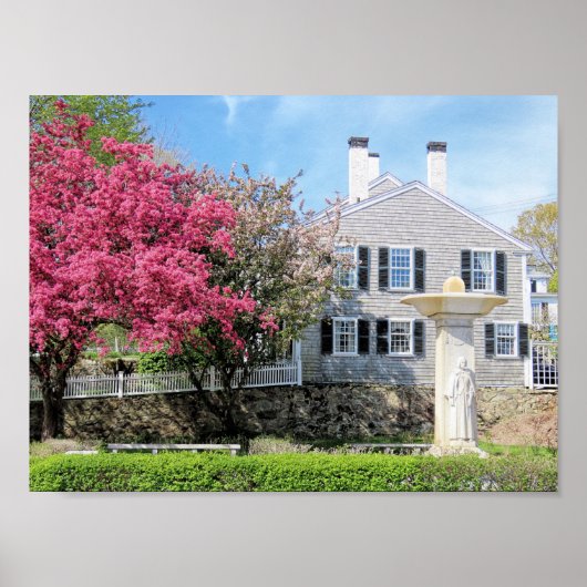 Pilgrim Mother Plymouth MA Spring ポスター (正面)