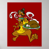 Pilgrim Scooby-Doo With Turkey ポスター (正面)