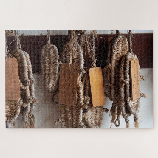 Pilgrims Sandals Gioji Temple Arashiyama Kyoto ジグソーパズル (横)