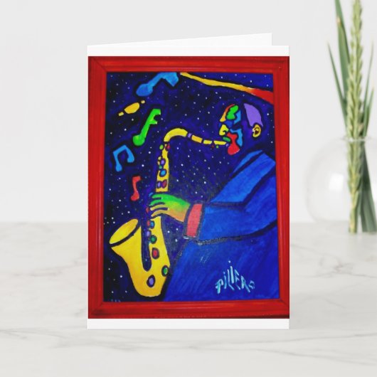 Piliero著ジャズ人のように カード (正面)