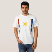 Pilipinasの旗のワイシャツ Tシャツ (正面フル)