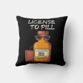 Pillにライセンスをパーソナライズ | カスタム年薬局 クッション (裏面)